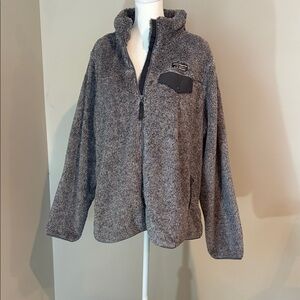 NWT L.L. Bean Charcoal Fleece Jacket